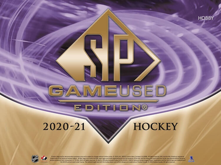 20-21 UD SP GAME USED (SPGU) HOCKEY BOX