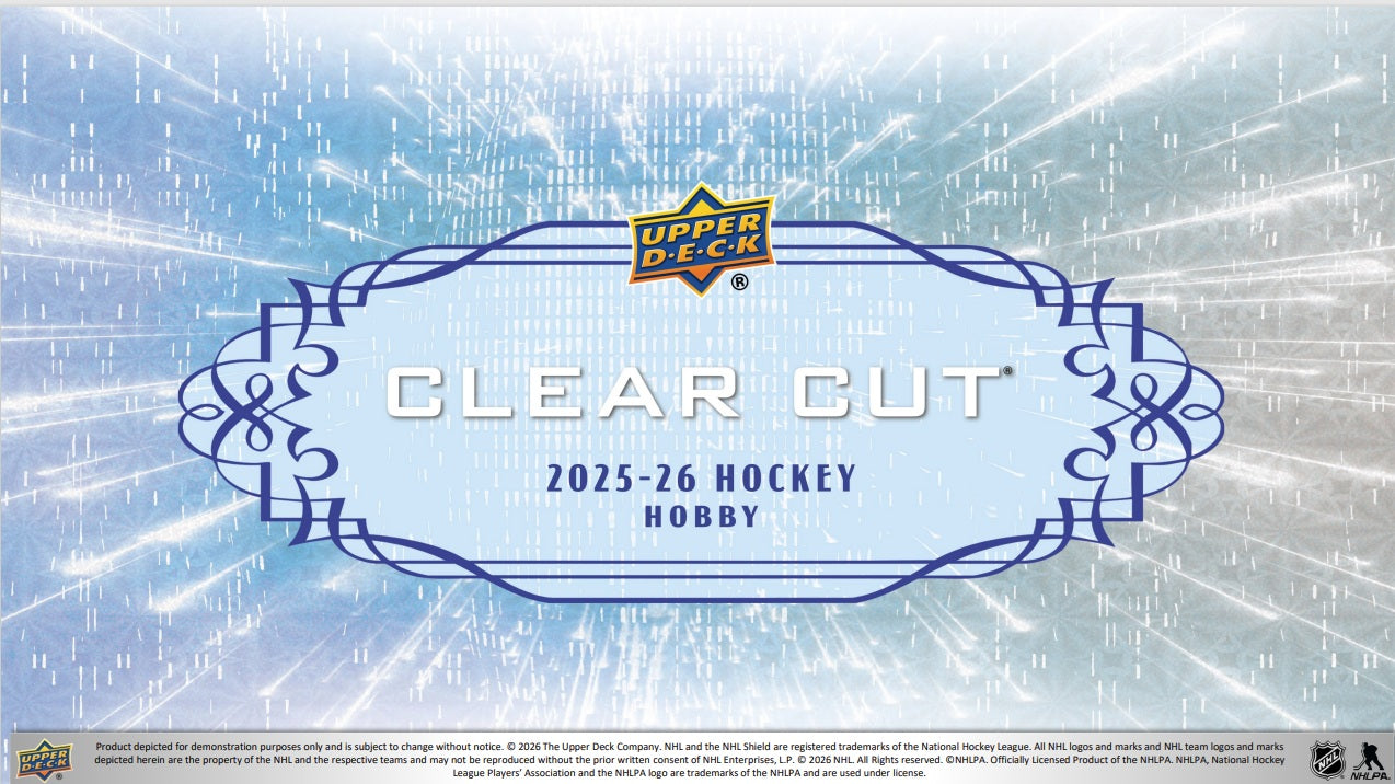 2025-26 UD CLEAR CUT HOCKEY BOX (PRE ORDER SHIPS AUG 12)