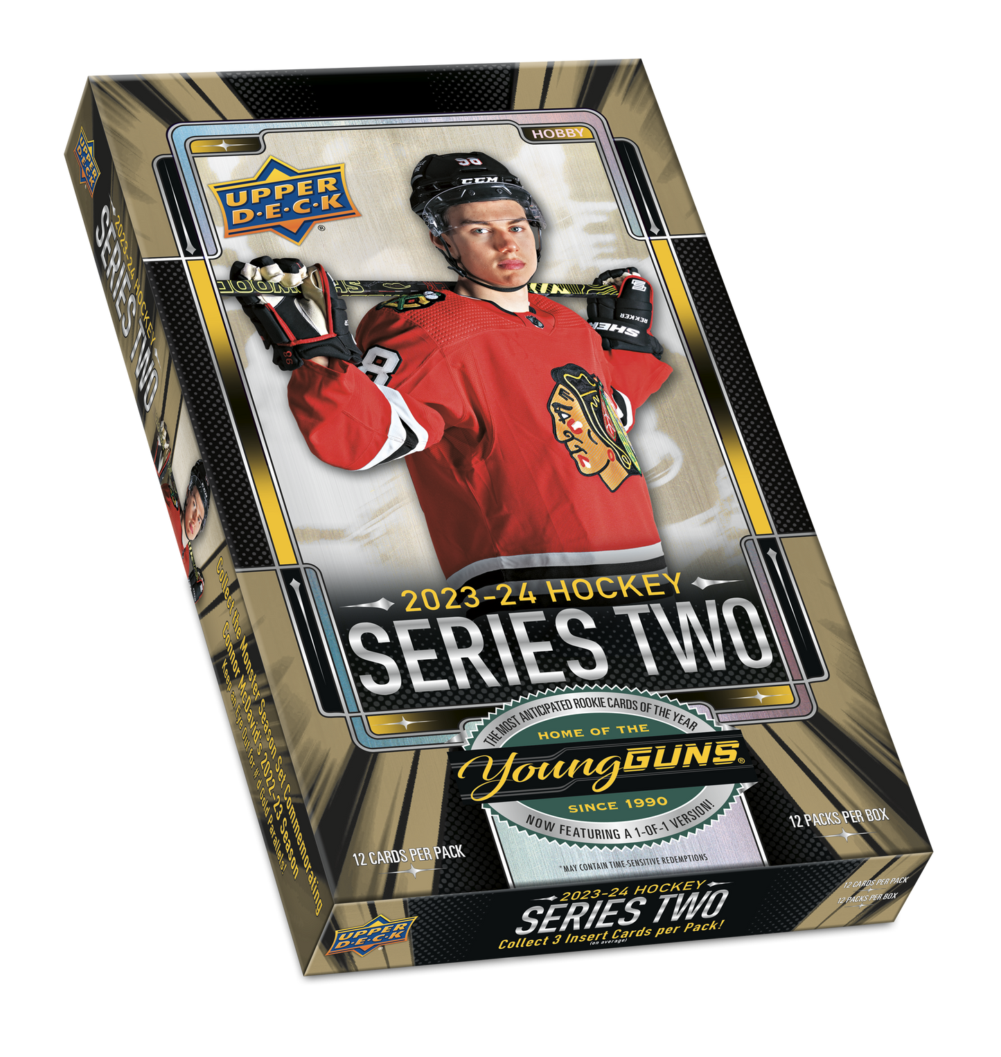 2023-24 UD SERIES 2 HOCKEY HOBBY BOX -BEDARD YOUNG GUN SET