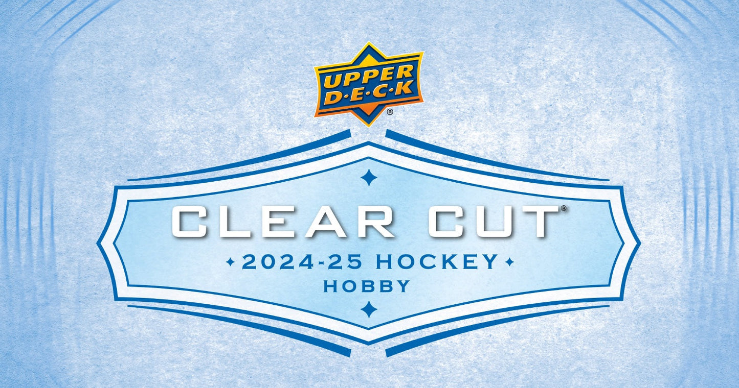2024-25 UD CLEAR CUT HOCKEY HOBBY BOX