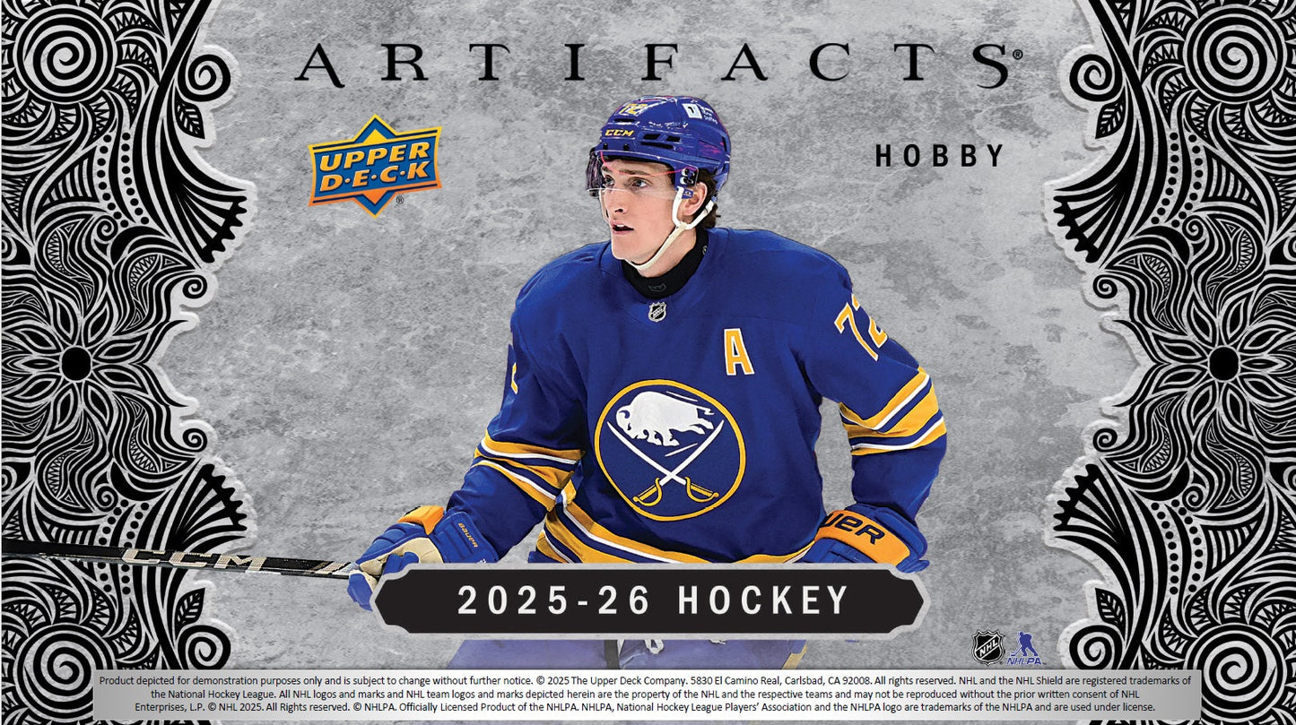 2025-26 UD ARTIFACTS HOCKEY HOBBY BOX