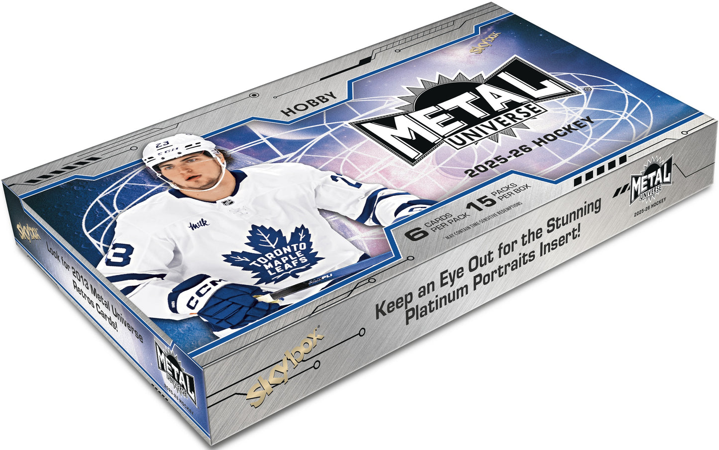 2025-26 UD SKYBOX METAL UNIVERSE HOCKEY HOBBY BOX