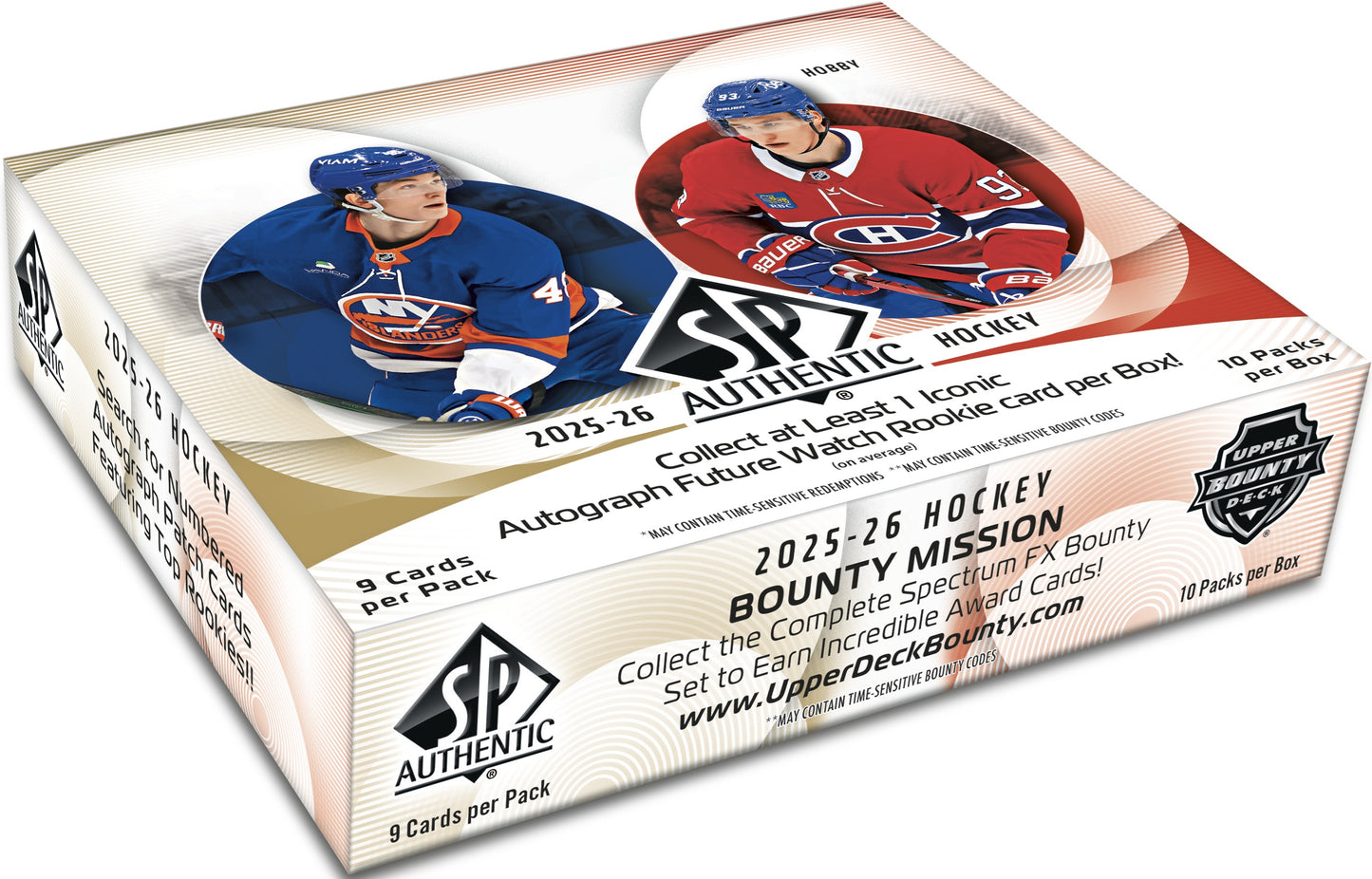 2025-26 UD SP AUTHENTIC HOCKEY BOX (PRE SALE - SHIPS JUNE 24)