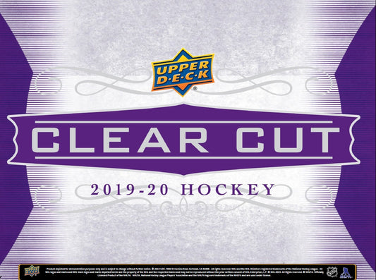 19-20 UD CLEAR CUT HOCKEY BOX