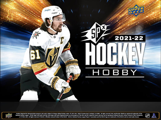 2021-22 UD SPX HOCKEY HOBBY BOX