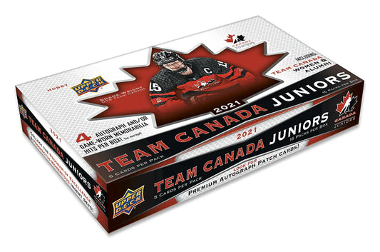 2021 UD TEAM CANADA HOCKEY HOBBY BOX