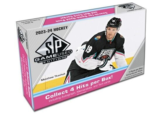 2023-24 UD SP GAME USED HOCKEY HOBBY BOX