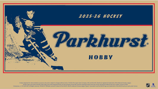 2025-26 UD PARKHURST HOCKEY HOBBY BOX *PRE ORDER SHIPS JULY 2