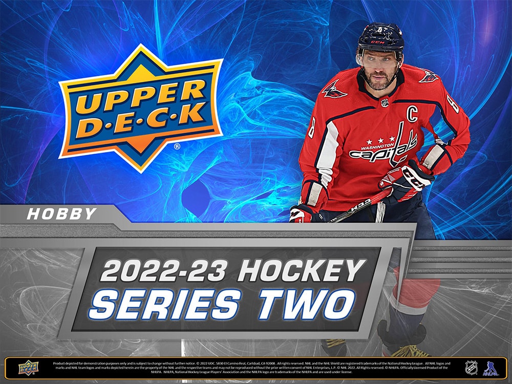 2022-23 UD SERIES 2 HOCKEY HOBBY BOX SEALED