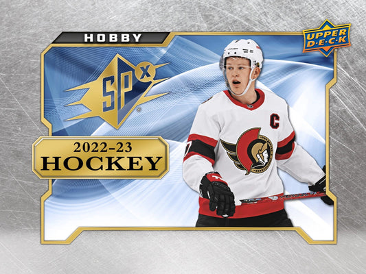 22-23 UD SPX HOCKEY HOBBY BOX