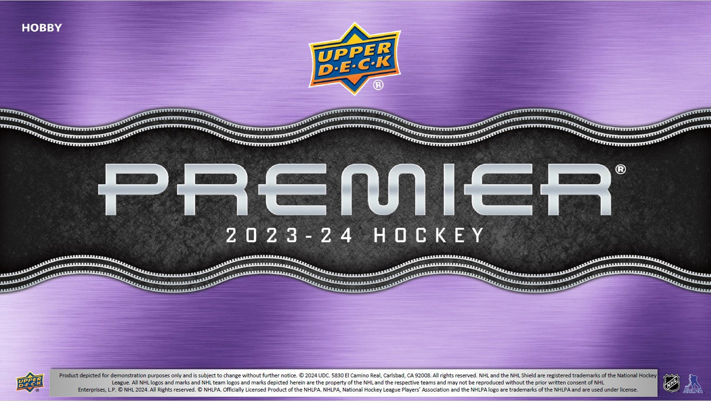 2023-24 UD PREMIER HOCKEY HOBBY BOX
