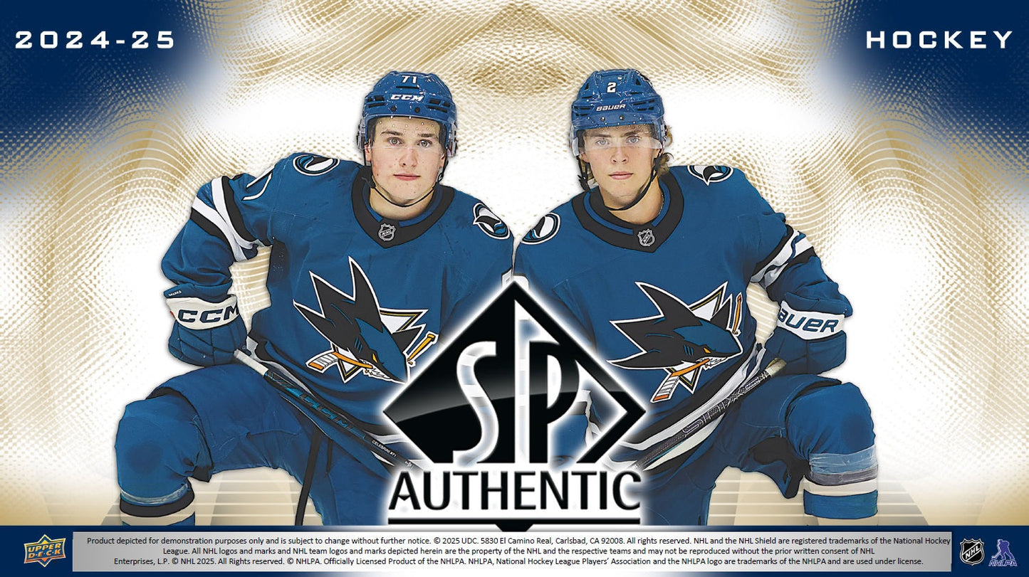 2024-25 UD SP AUTHENTIC HOCKEY HOBBY BOX