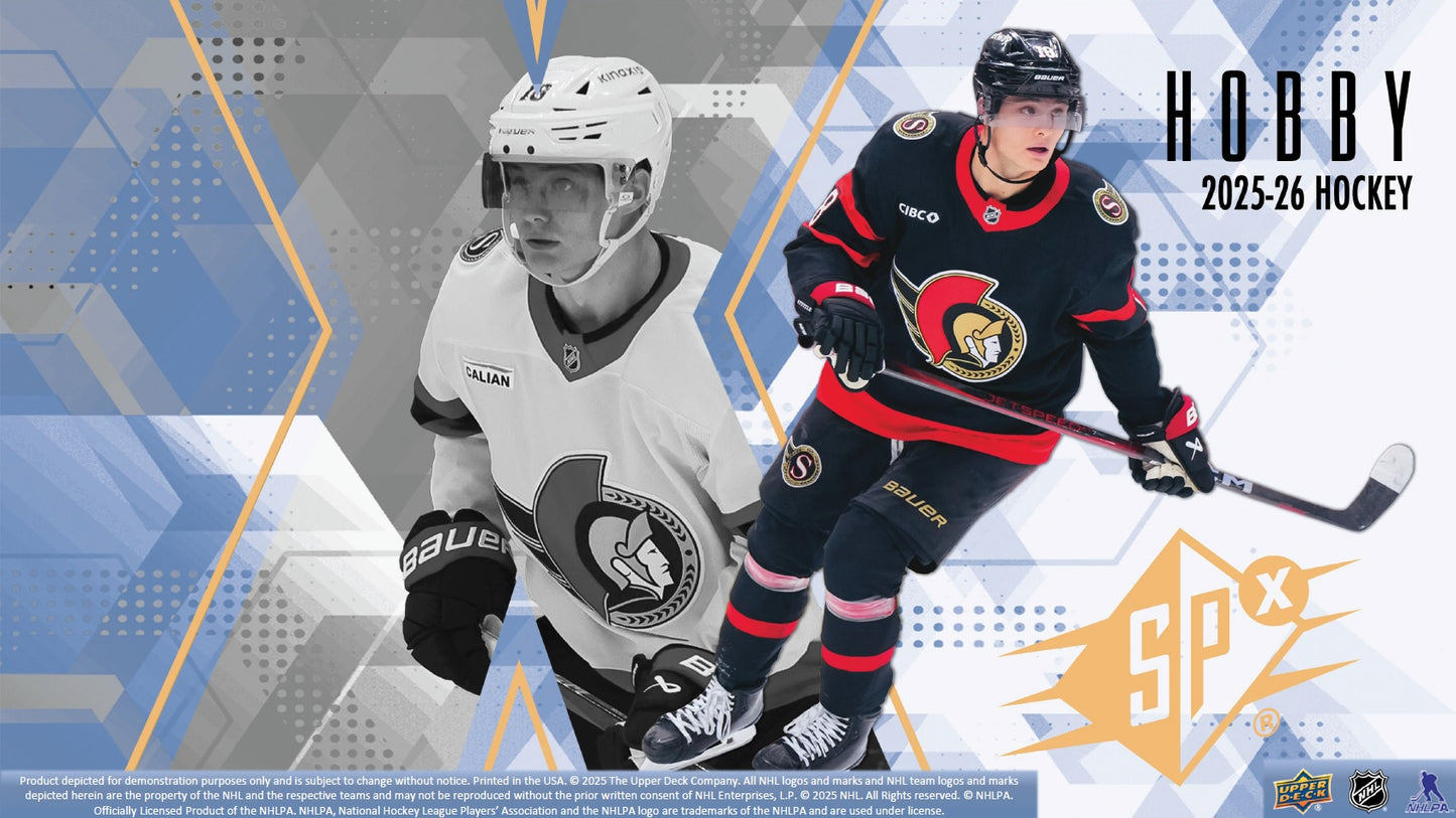 2025-26 UD SPX HOCKEY HOBBY BOX