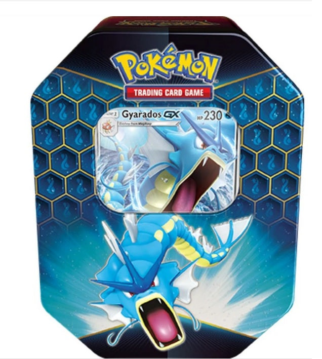 POKEMON HIDDEN FATES SINGLE TIN Gyarados-GX