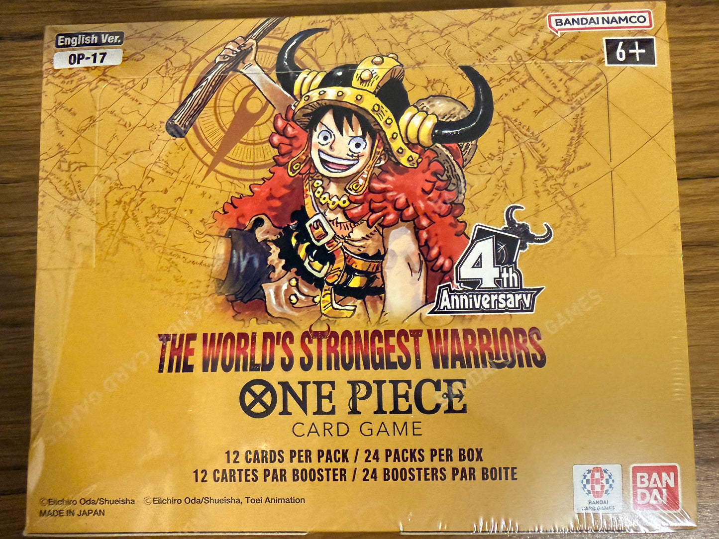 ONE PIECE The World's Strongest Warriors OP-17 BOOSTER BOX TCG SEALED ENGLISH