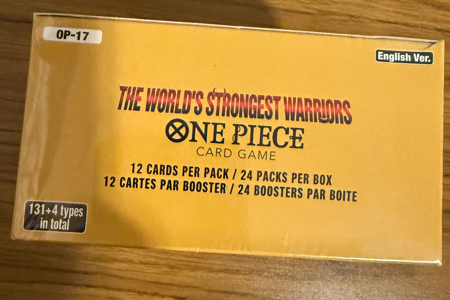 ONE PIECE The World's Strongest Warriors OP-17 BOOSTER BOX TCG SEALED ENGLISH