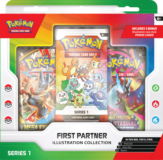 Pokemon - First Partner Illustration Collection - Series 1 (PRE ORDER - LIMIT 2)