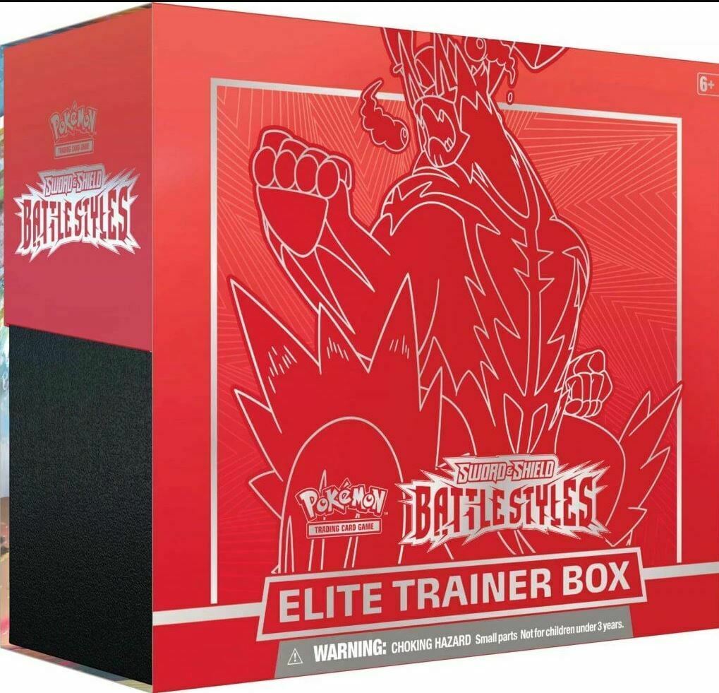 Battle Styles Sword & Shield Elite Trainer Box Pokemon Single Strike Urshifu (RED)