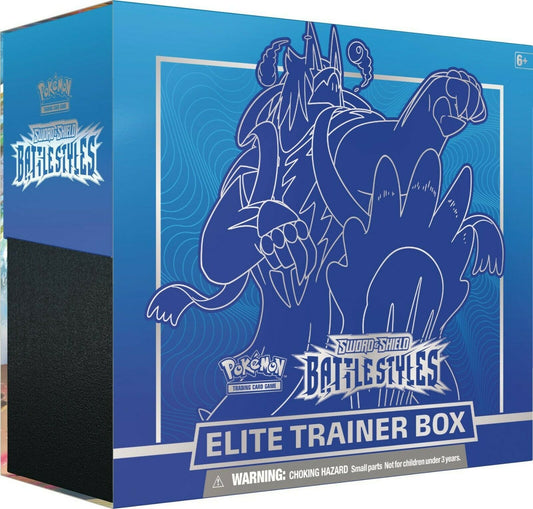 BATTLE STYLES Sword Shield Elite Trainer Box SEALED TCG Rapid Strike Urshifu (BLUE)